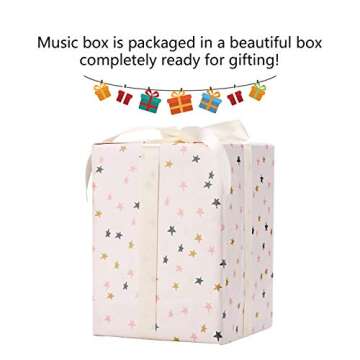 Musical Gift Wrapped Vintage Mouse Gramophone Box