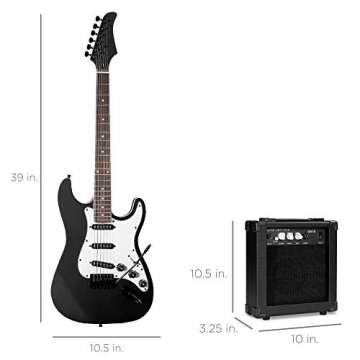 39inch Beginner Electric Guitar Kit with Amp & Case