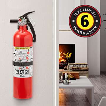 Kidde FA110 Fire Extinguisher - Safe & Reliable