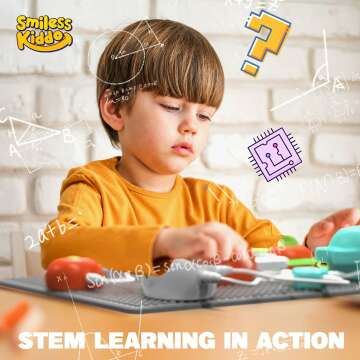 Science Kits for Kids - STEM Kits for Kids, Electronics Exploration Kit, Over 400 Projects, 35 Circuit Parts, STEM Educational Toy Gifts for Kids Boys Girls Ages 3 4 5 6 7 8 9 10 11 12