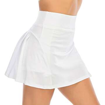 Pleated Tennis Skirts with Pockets