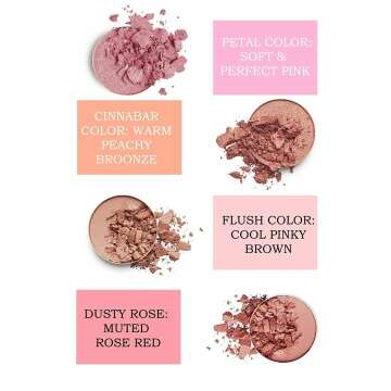 Natural Vegan Blush - Dusty Rose Organic Makeup