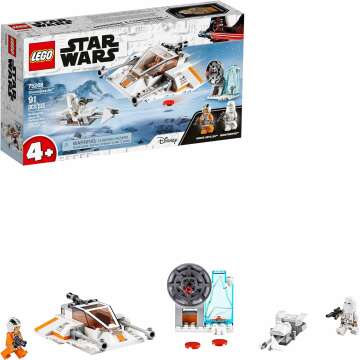 LEGO Star Wars Snowspeeder 75268 Building Kit for Kids - 91 Pieces