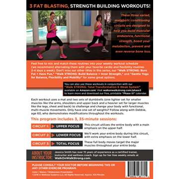 Boost Metabolism + Muscle! Strength Training for Women, Low Impact, High Results Home Exercise Video, Walk STRONG 2.0