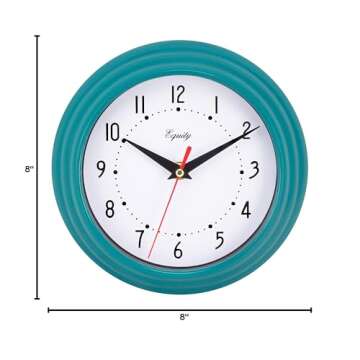 Equity 25020 8" Basics Quartz Analog Wall Clock