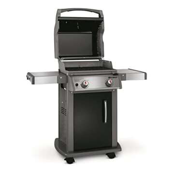 Weber Spirit E-210 Gas Grill | Liquid Propane, 2-Burner | Black