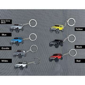 Jeep Wrangler Keychain - Official Jeep Rubicon JL JKU