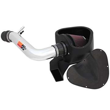 K&N Cold Air Intake System: High-Flow Air-Filter, Increase Performance & Horsepower: Compatible with 2011-2014 FORD Mustang, 69-3529TP