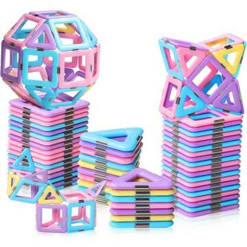 Magnetic Tiles Sets for Kids Age 3-6 - Unleash Creativity