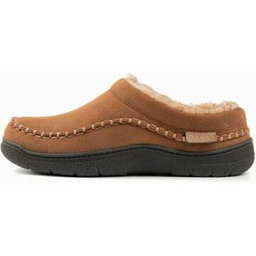 Cozy Zigzagger Men's Slip On Moccasin Slippers