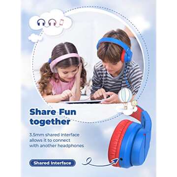 iClever Kids Headphones: Safe & Fun for School