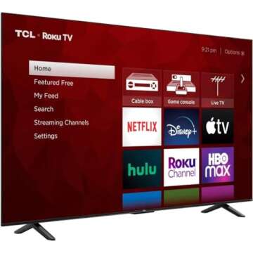 TCL 75" 4-Series 4K UHD HDR LED Smart Roku TV - Experience Cinematic Quality