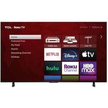 TCL 75" 4-Series 4K Smart Roku TV for Home