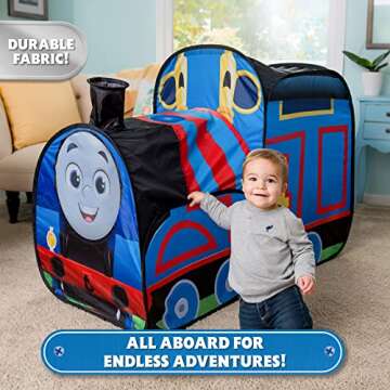 Thomas & Friends Tent – Pop Up Play Tent for Kids - Big Thomas The Train Toys – Sunny Days Entertainment