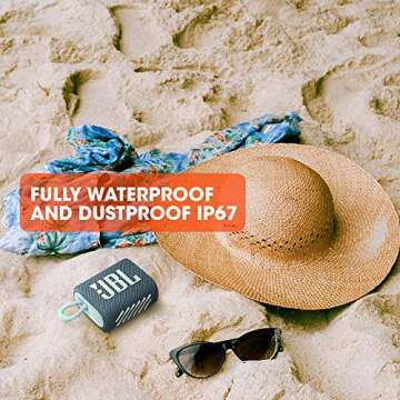 JBL Go 3 Bluetooth Speaker - Compact & Waterproof