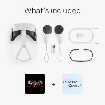 Meta Quest 3S 256GB Headset with Batman Game Trial