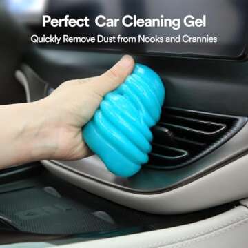 PULIDIKI Car Cleaning Gel - 2 Pack Blue Automotive Detailing Putty