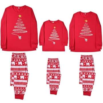 Matching Christmas Pajamas Sets for Families