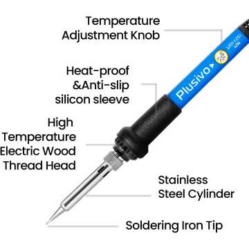 60W Soldering Iron Kit - Complete 30-in-1 Essentials