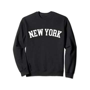 NEW YORK GRAPHIC - WHITE FRONT DESIGN Sweatshirt