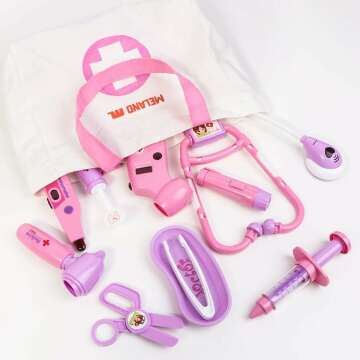 Meland Toy Doctor Kit for Girls - Playful Fun