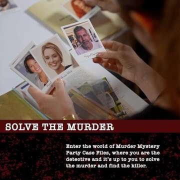 Murder Mystery Party Underwood Cellars, Interactive Murder Mystery Case File Game for 1 or More Players, Ages 14 and Up