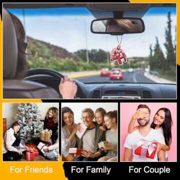 White Elephant Gifts for Adults, Car Present Air Freshener Funny Gifts for Women Men Mom Dad Friend, Gag Gifts for Him Wife Husband Girlfriend Christmas Stocking Stuffers Valentines Day Birthday Gifts