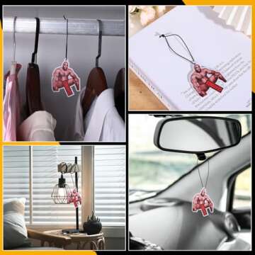 White Elephant Gifts for Adults, Car Present Air Freshener Funny Gifts for Women Men Mom Dad Friend, Gag Gifts for Him Wife Husband Girlfriend Christmas Stocking Stuffers Valentines Day Birthday Gifts