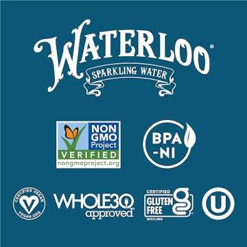 Waterloo Sparkling Water, Black Cherry Naturally Flavored, 12 Fl Oz Cans, Pack of 12 | Zero Calories | Zero Sugar or Artificial Sweeteners | Zero Sodium