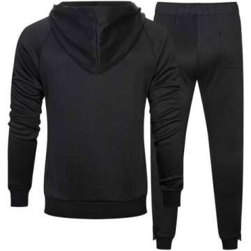 PASOK Men's Casual Tracksuit Set - Comfortable Athletic Wear