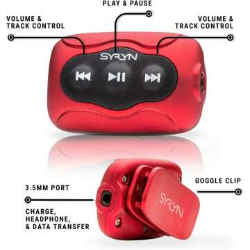 SYRYN Waterproof MP3 Player