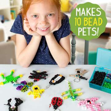 Create Your Own Bead Pets Craft Kit - 600+ Pieces