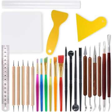 Swpeet Double-Sided Watercolor Sculpture Set