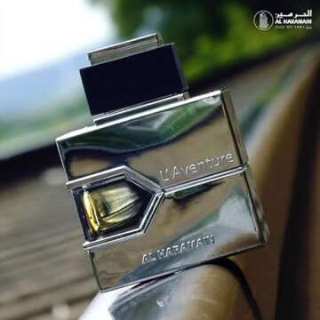 Al Haramain L'Aventure Eau De Parfum for Men, 3.33 oz