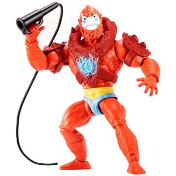 Masters of the Universe Origins Beast Man 5.5-in Action Figure, Battle Figure for Storytelling Play and Display, Gift for 6 to 10-Year-Olds and Adult Collectors