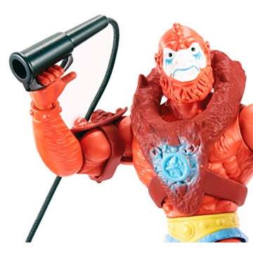 Masters of the Universe Origins Beast Man 5.5-in Action Figure, Battle Figure for Storytelling Play and Display, Gift for 6 to 10-Year-Olds and Adult Collectors