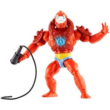 Masters of the Universe Origins Beast Man 5.5-in Action Figure, Battle Figure for Storytelling Play and Display, Gift for 6 to 10-Year-Olds and Adult Collectors