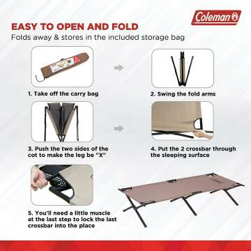 Coleman Trailhead II Cot - Portable Camping Solution