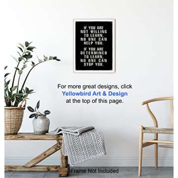 Uplifting Motivational Wall Art for Office Space