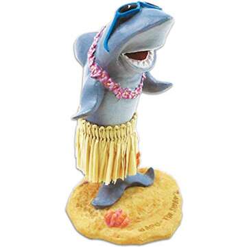 KC Hawaii Mini Shark with Sunglasses Mini Dashboard Doll 3.75 inches