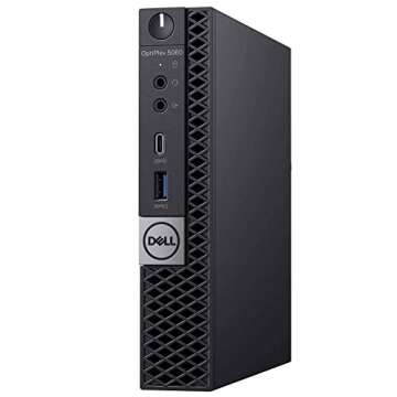 Dell OptiPlex 5060 Micro Desktop Computer | Hexa Core Intel i5 (3.2) | 16GB DDR4 RAM | 1TB SSD Solid State | Windows 11 Professional | Home or Office PC (Renewed)