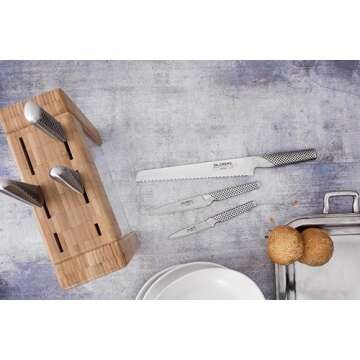 Global 7-piece Ikasu Knife Block Set