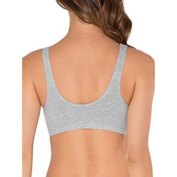 Fruit of the Loom Women's Cotton Sports Bra 3-Pack - Size 38