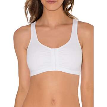 Fruit of the Loom Women's Cotton Sports Bra 3-Pack - Size 38