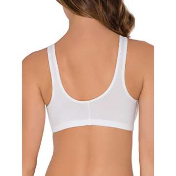 Fruit of the Loom Women's Cotton Sports Bra 3-Pack - Size 38