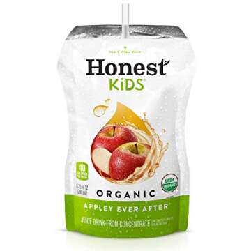 Honest Kids Appley Ever After, Apple Organic Fruit Juice Drink, 6.75 fl oz (8 Pack)