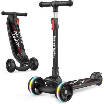 besrey Kids Kick Scooter with Adjustable Height