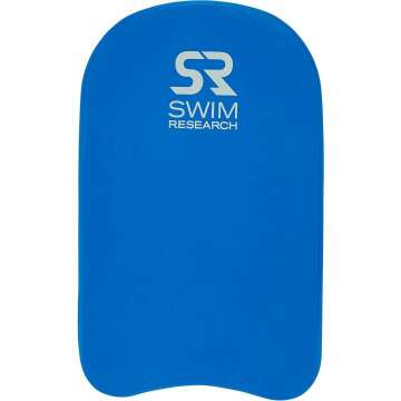 Swim Training Kickboard - Swimming Pool Equipment Foam Kick Board by Swim Research (Available in Adult or Junior Size, Sold Separately)