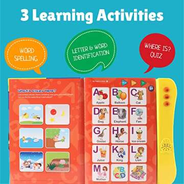 Preschool Learning Activities Book: Educational Toys for Toddlers 1-3, Toddler Learning Toys, Kids Books 3-5 - Ideal Learning Toys for 4 Year Old Boys & Girls