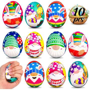 Easter Eggs Gnome Squishy Toys